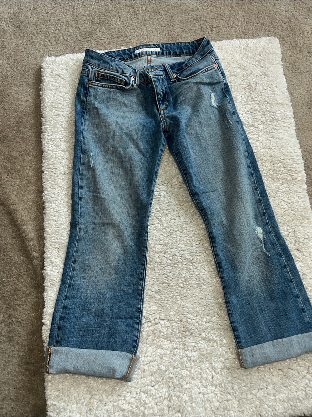 JOE’s jeans ankle distressed jeans in the honey fit size 27